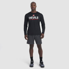 New Jersey Devils - Fanatics Authentic Pro Rink Tech Long Sleeve T-Shirt Black