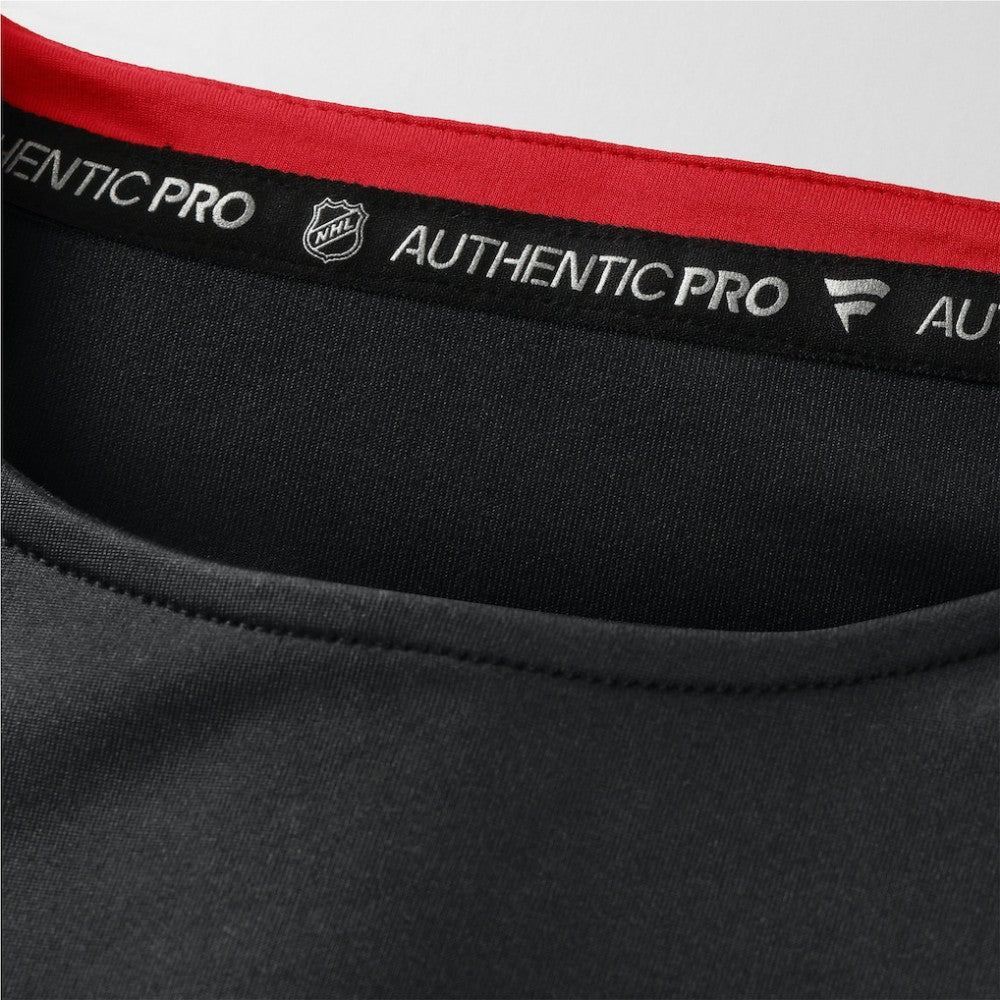New Jersey Devils - Fanatics Authentic Pro Rink Tech Long Sleeve T-Shirt Black
