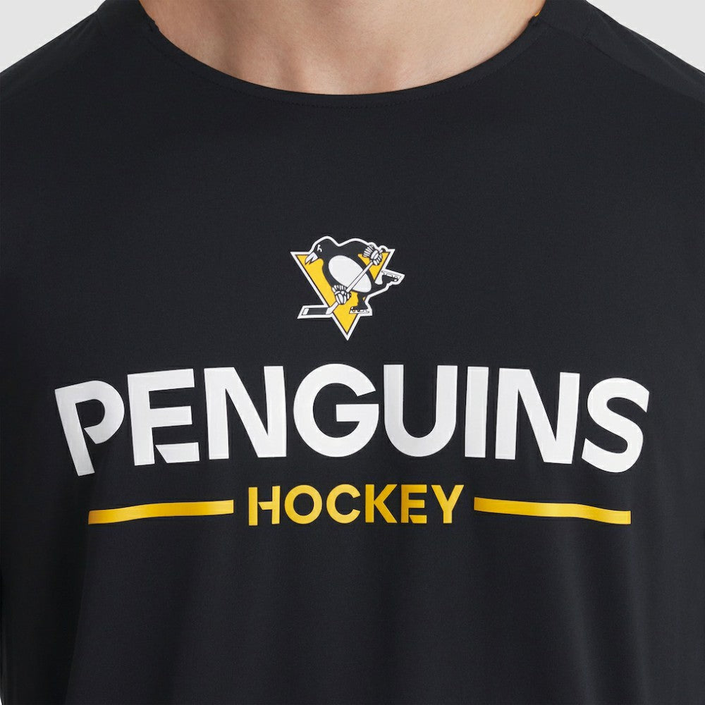 Pittsburgh Penguins Fanatics Authentic Pro Rink Tech Long Sleeve T-Shirt Black