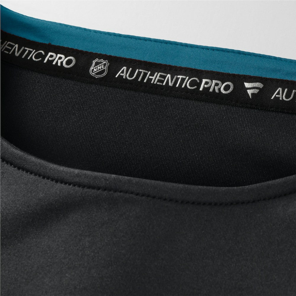 San Jose Sharks - Fanatics Authentic Pro Rink Tech Long Sleeve T-Shirt Black