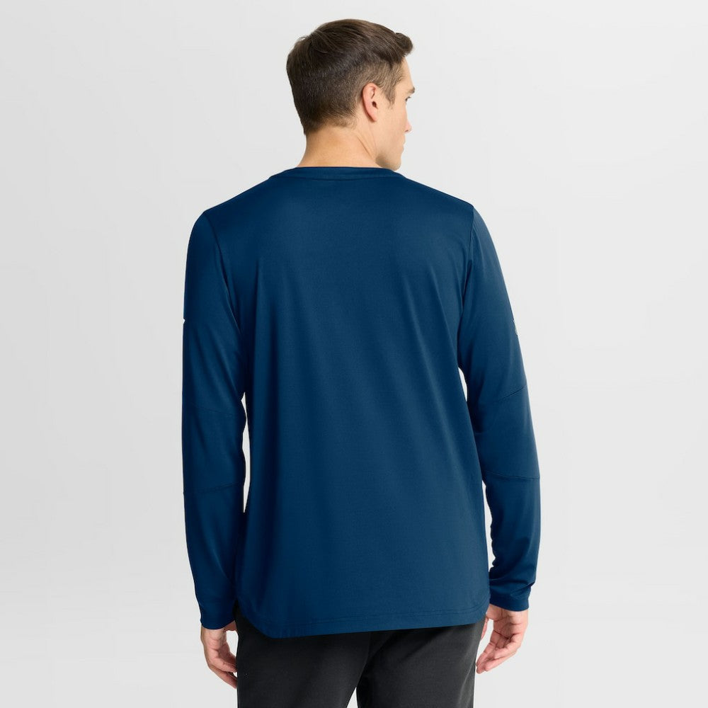 Seattle Kraken Fanatics Authentic Pro Rink Tech Long Sleeve T-Shirt Navy