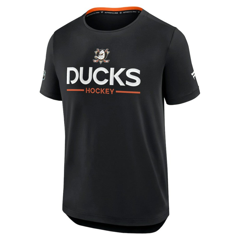 Anaheim Ducks - Fanatics Authentic Pro Rink Tech T-Shirt Black