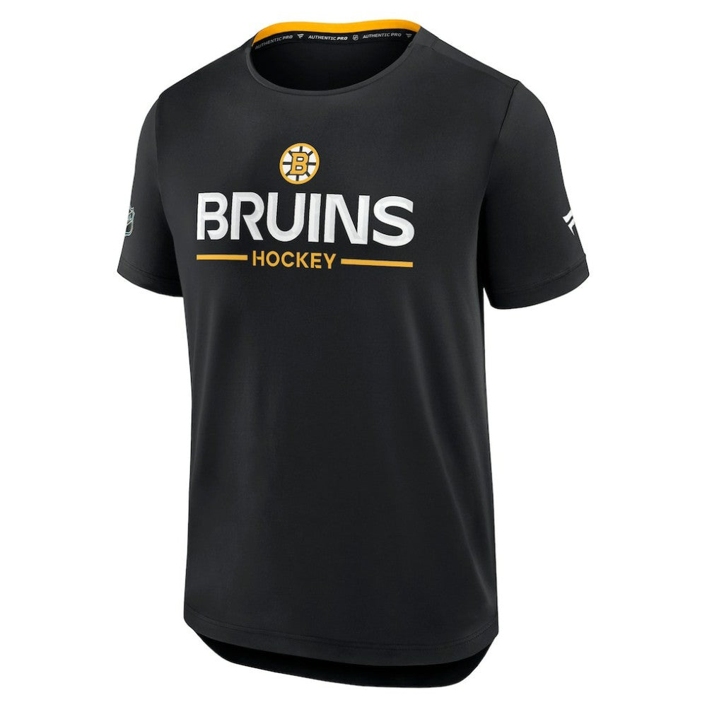 Boston Bruins Fanatics Authentic Pro Rink Tech T-Shirt Black