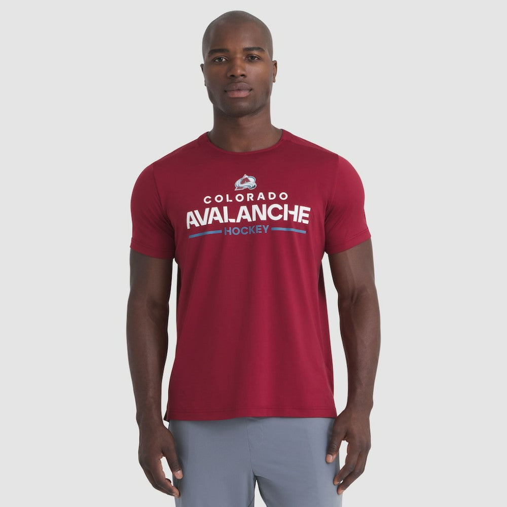 Colorado Avalanche - Fanatics Authentic Pro Rink Tech T-Shirt Burgundy