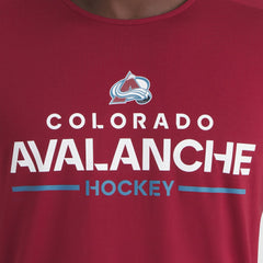 Colorado Avalanche - Fanatics Authentic Pro Rink Tech T-Shirt Burgundy