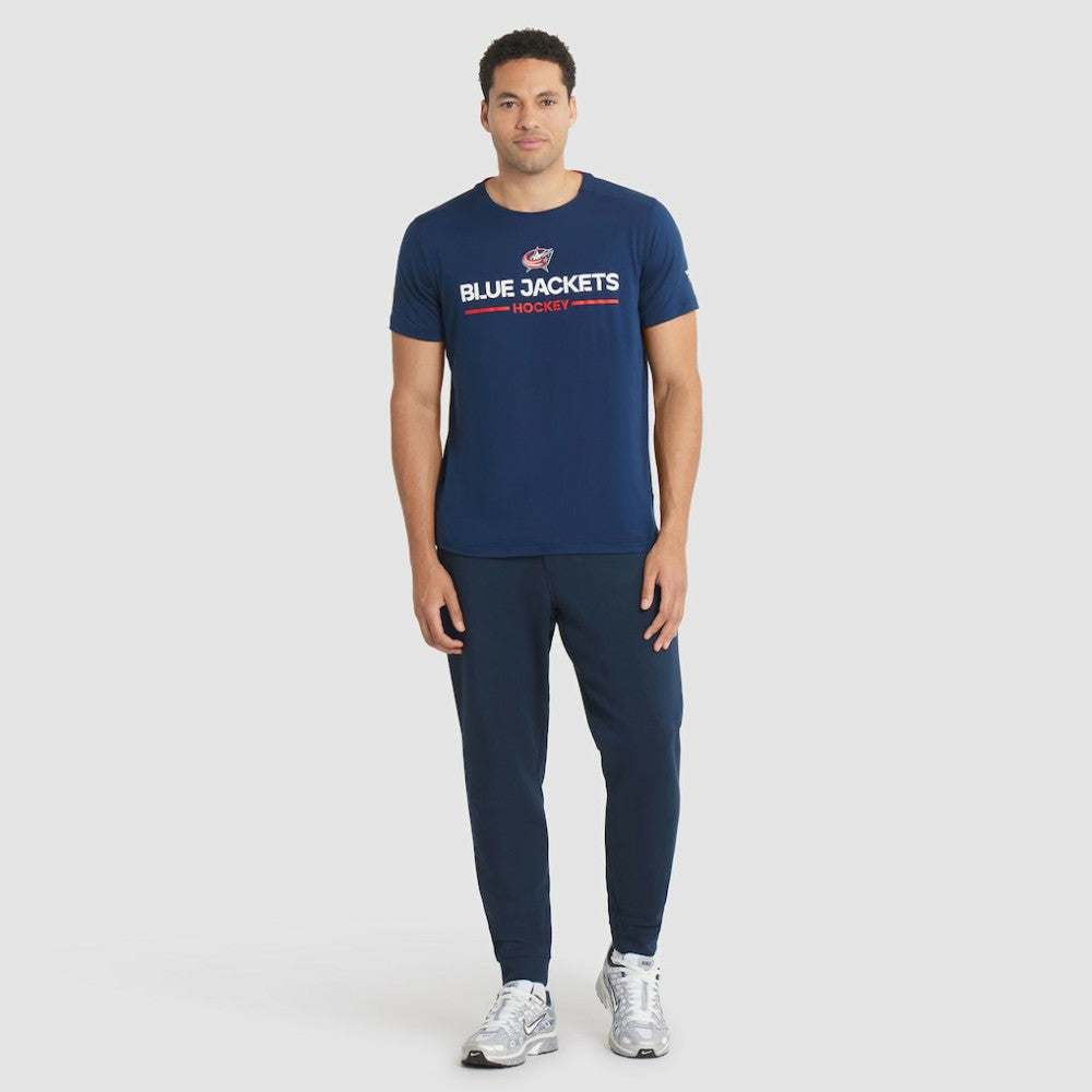 Columbus Blue Jackets - Fanatics Authentic Pro Rink Tech T-Shirt Navy