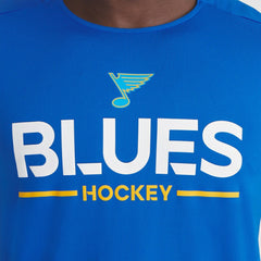 St. Louis Blues - Fanatics Authentic Pro Rink Tech T-Shirt Blue