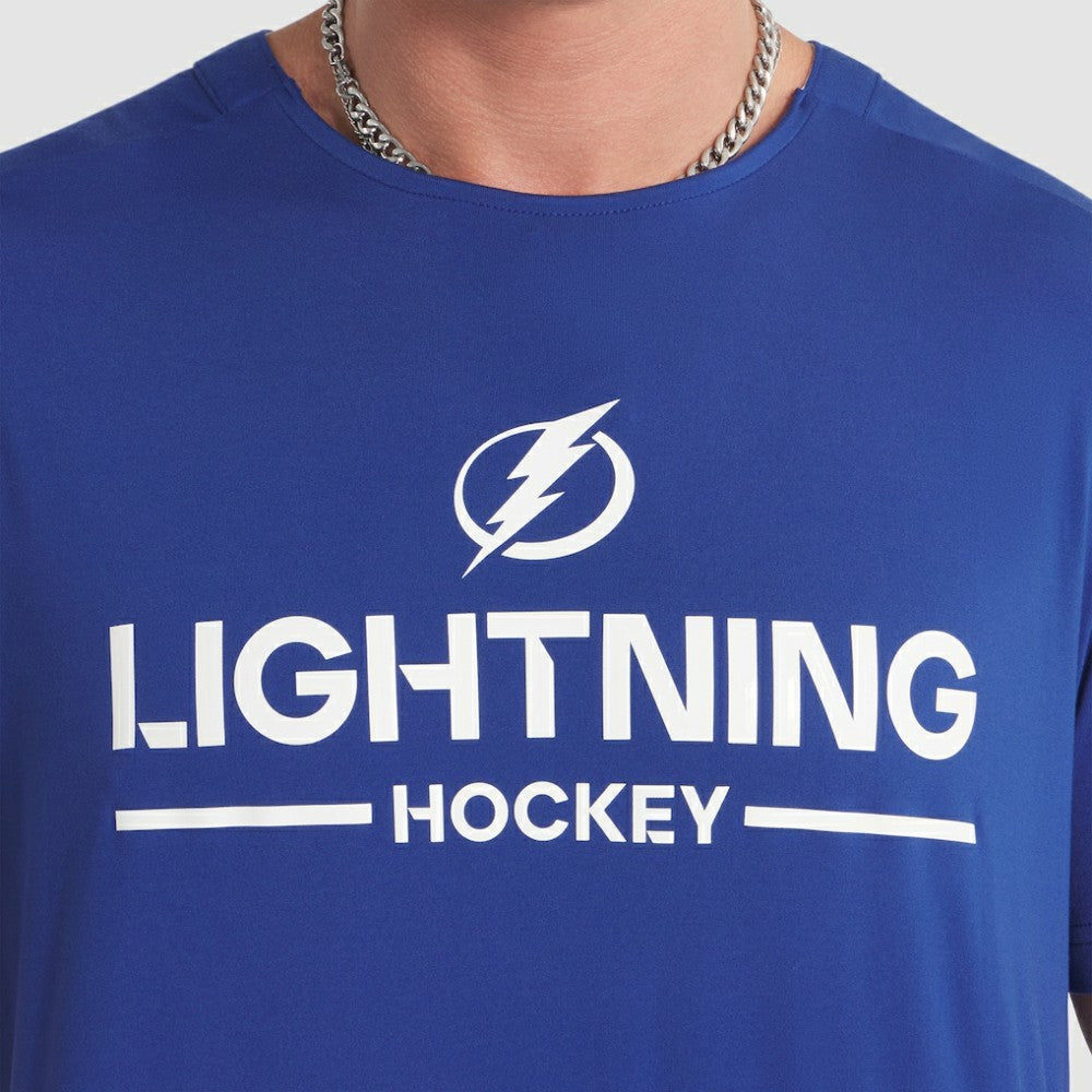 Tampa Bay Lightning - Fanatics Authentic Pro Rink Tech T-Shirt Blue