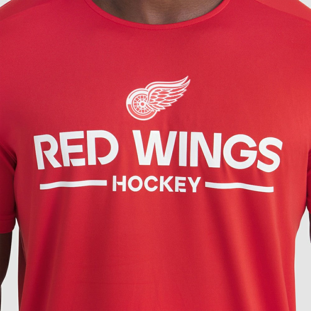 Detroit Red Wings - Fanatics Authentic Pro Rink Tech T-Shirt Red