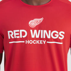 Detroit Red Wings - Fanatics Authentic Pro Rink Tech T-Shirt Red