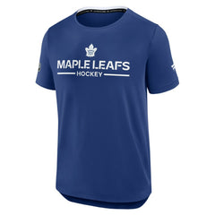 Toronto Maple Leafs - Fanatics Authentic Pro Rink Tech T-Shirt Blue