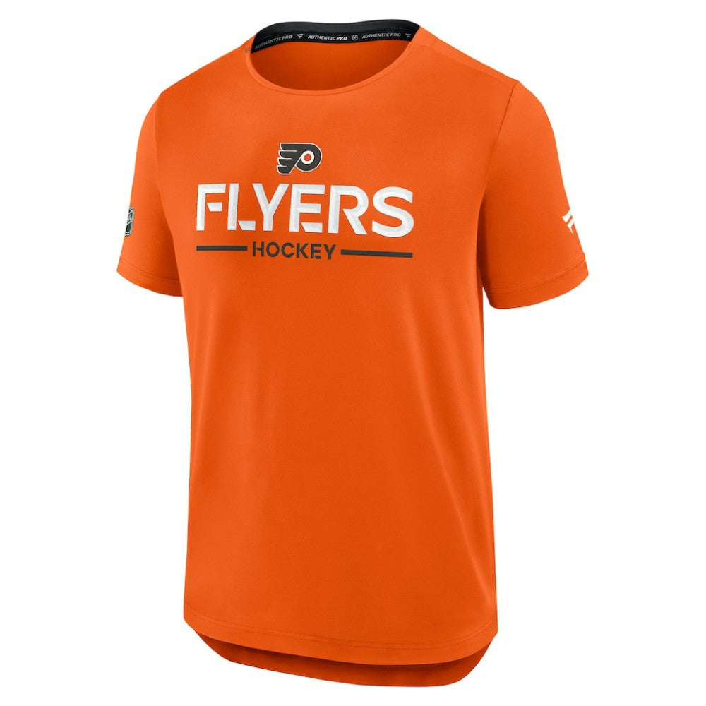 Philadelphia Flyers - Fanatics Authentic Pro Rink Tech T-Shirt Orange