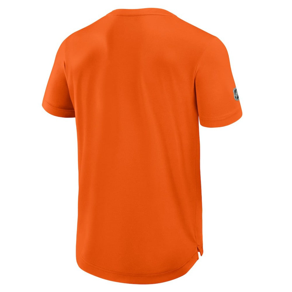 Philadelphia Flyers - Fanatics Authentic Pro Rink Tech T-Shirt Orange