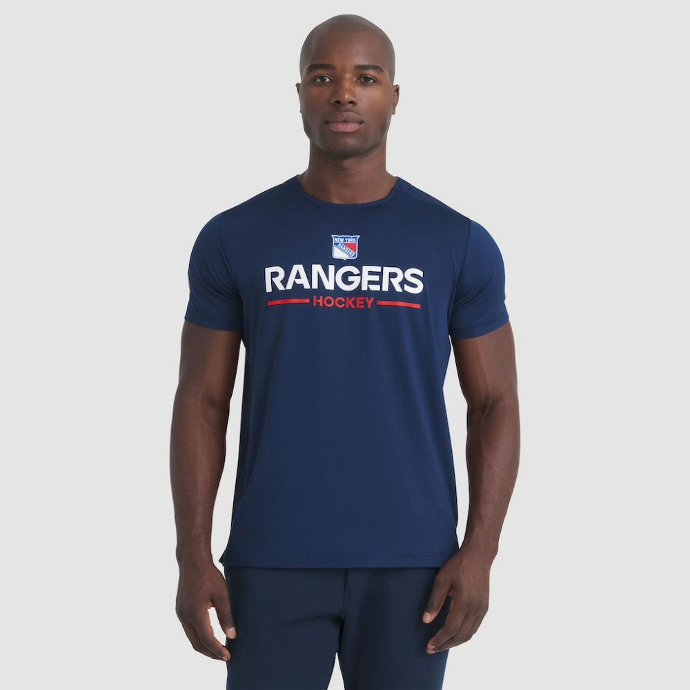 New York Rangers Fanatics Authentic Pro Rink Tech T-Shirt Navy