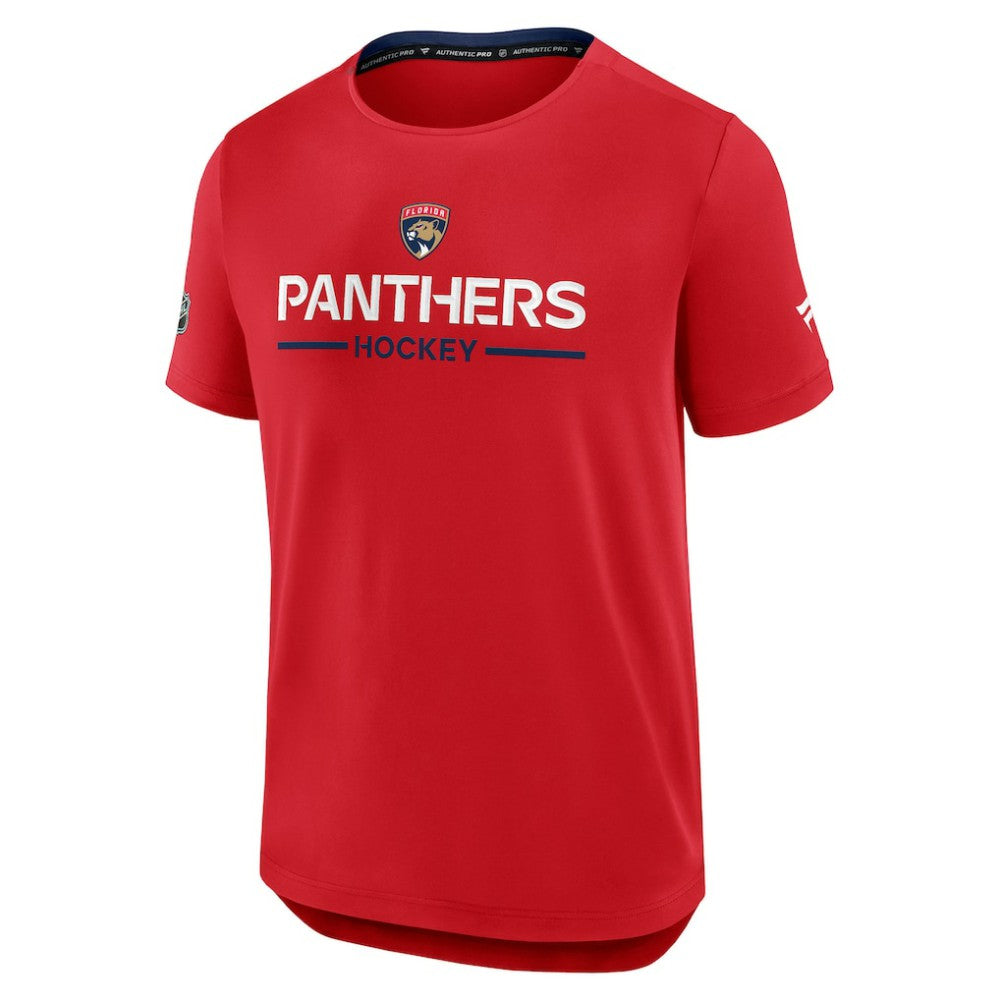 Florida Panthers - Fanatics Authentic Pro Rink Tech T-Shirt Red