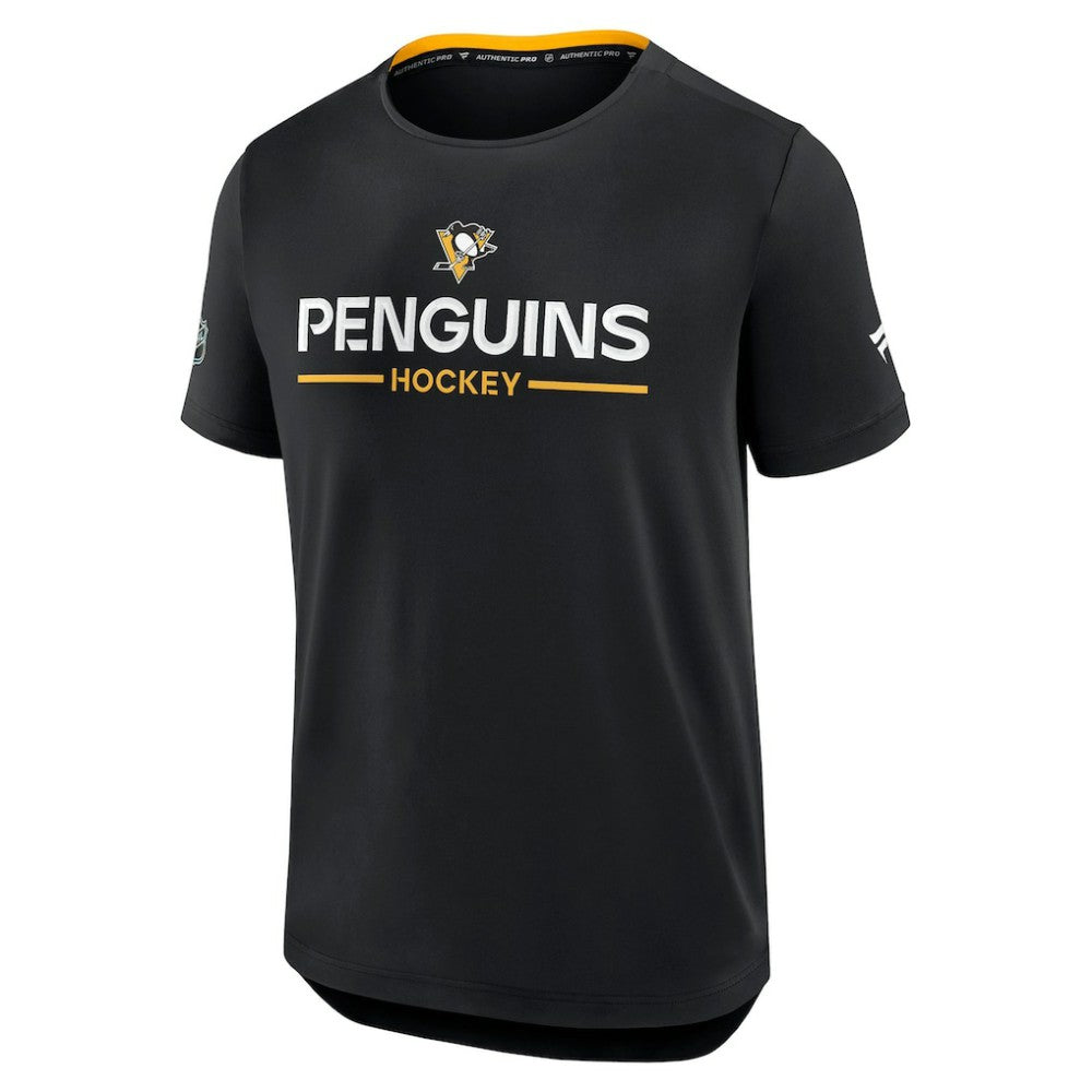 Pittsburgh Penguins Fanatics Authentic Pro Rink Tech T-Shirt Black