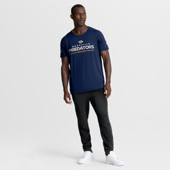 Nashville Predators - Fanatics Authentic Pro Rink Tech T-Shirt Navy