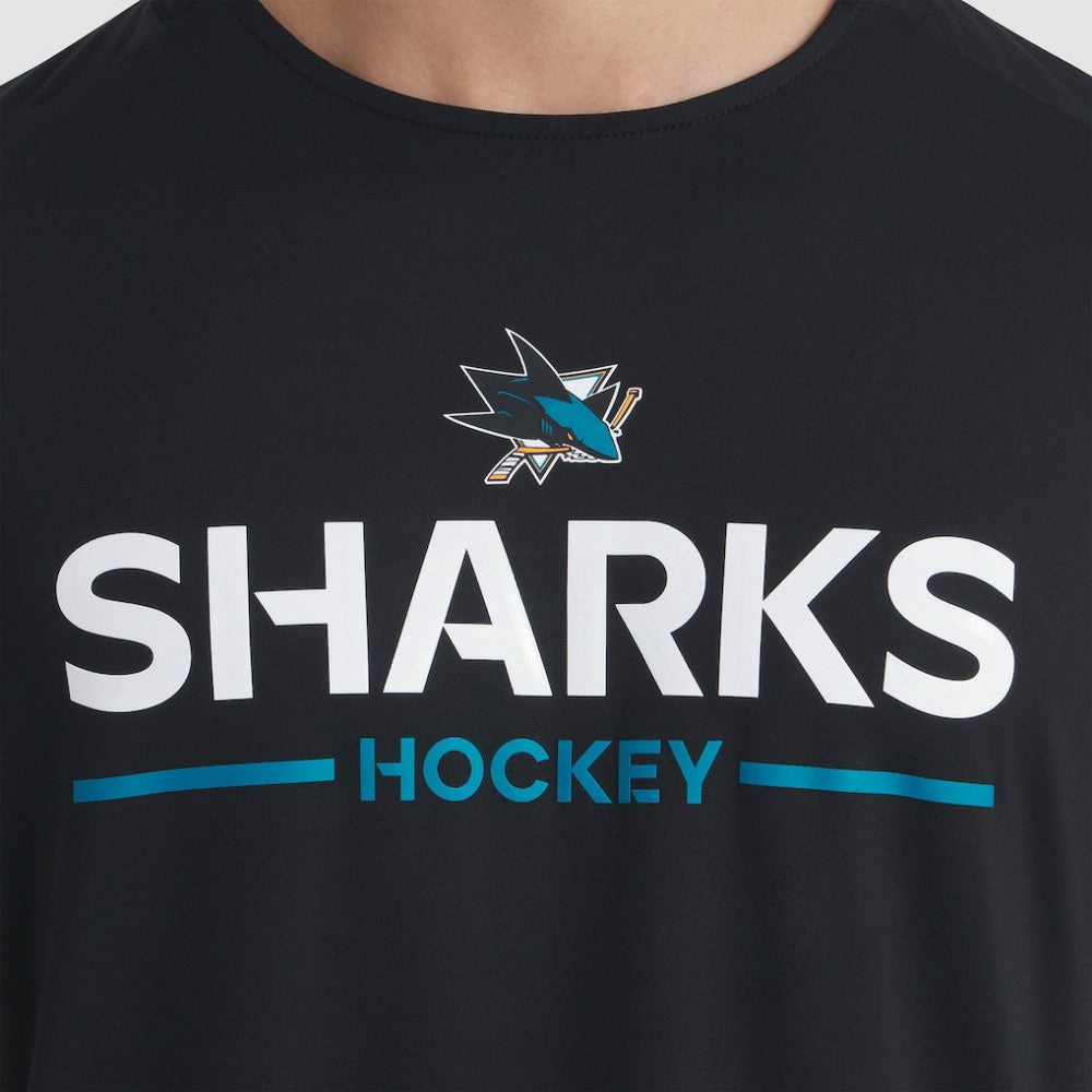 San Jose Sharks - Fanatics Authentic Pro Rink Tech T-Shirt Black