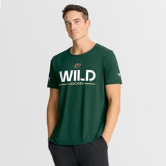 Minnesota Wild - Fanatics Authentic Pro Rink Tech T-Shirt Green