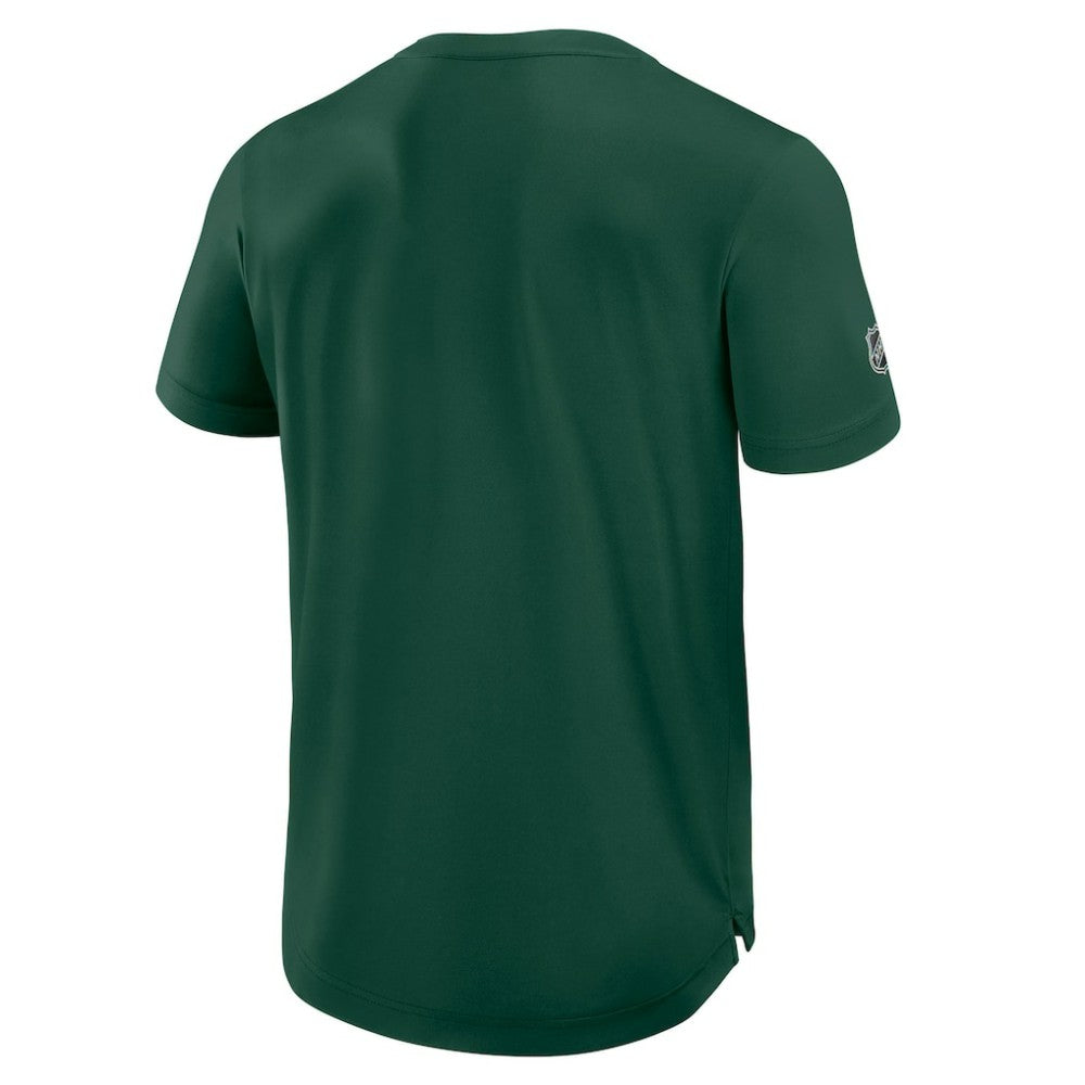 Minnesota Wild - Fanatics Authentic Pro Rink Tech T-Shirt Green