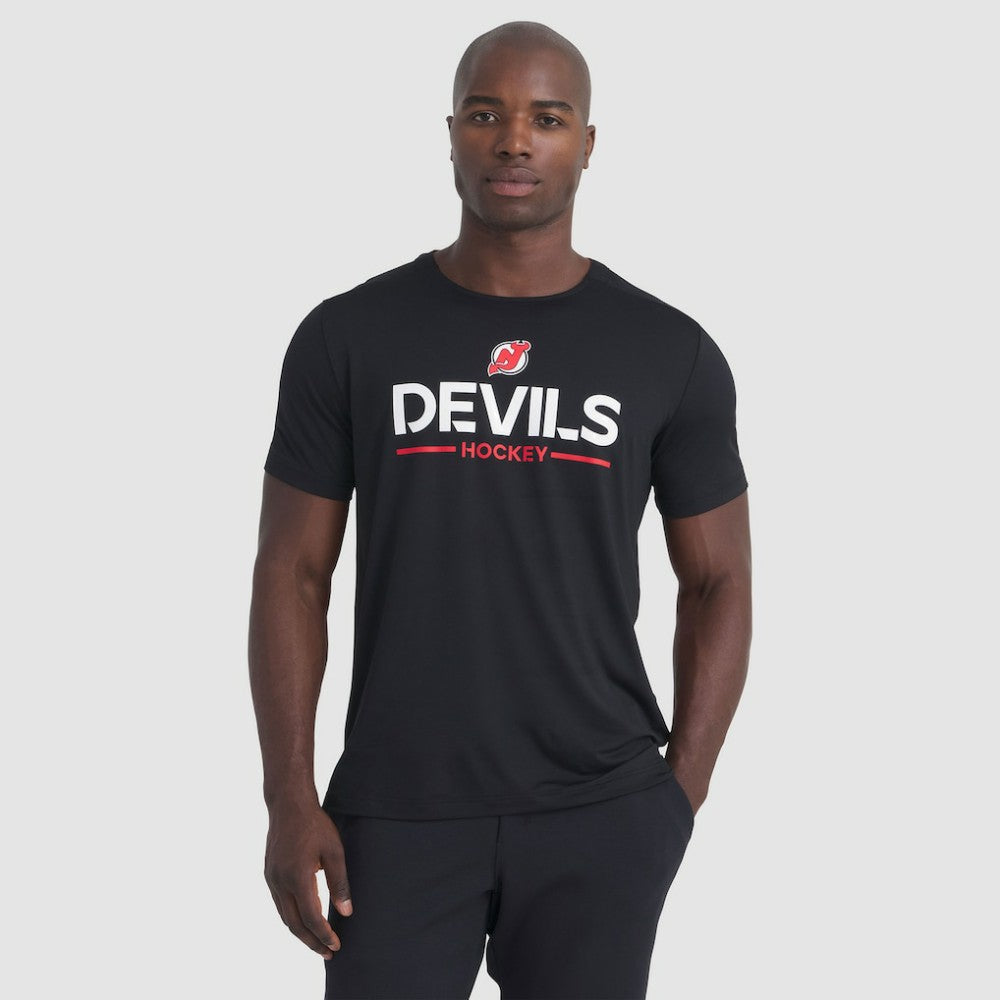 New Jersey Devils - Fanatics Authentic Pro Rink Tech T-Shirt Black