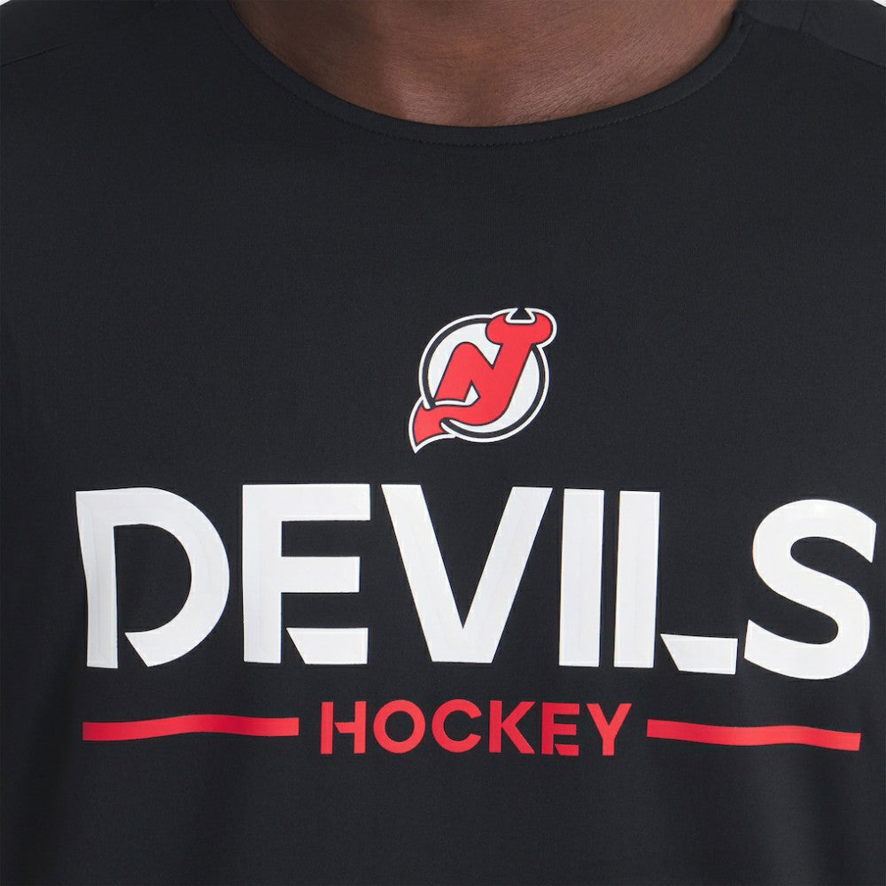 New Jersey Devils - Fanatics Authentic Pro Rink Tech T-Shirt Black