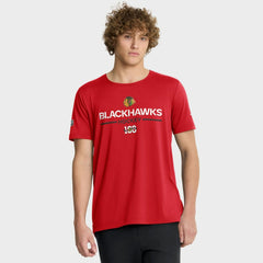 Chicago Blackhawks Fanatics Authentic Pro Centennial Rink Tech T-Shirt Red