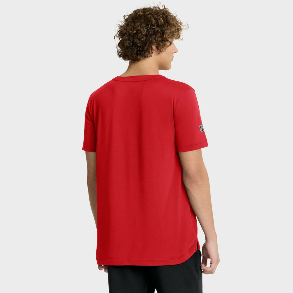 Chicago Blackhawks Fanatics Authentic Pro Centennial Rink Tech T-Shirt Red