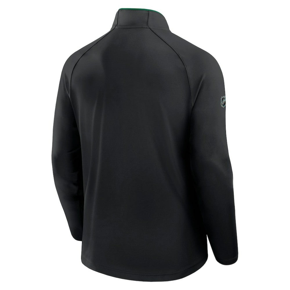 Dallas Stars - Fanatics Authentic Pro Rink Training Quarter-Zip Pullover Black