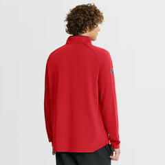 Chicago Blackhawks Fanatics Authentic Pro Rink Training Quarter-Zip Pullover Red