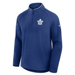 Toronto Maple Leafs - Fanatics Authentic Pro Rink Training Quarter-Zip Pullover Blue