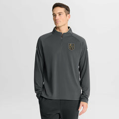 Vegas Golden Knights Fanatics Authentic Pro Rink Training Quarter-Zip Pullover Gray