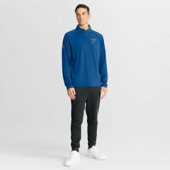 St. Louis Blues - Fanatics Authentic Pro Rink Training Quarter-Zip Pullover Blue