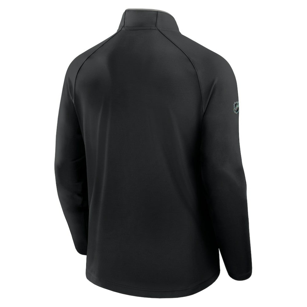 Los Angeles Kings - Fanatics Authentic Pro Rink Training Quarter-Zip Pullover Black