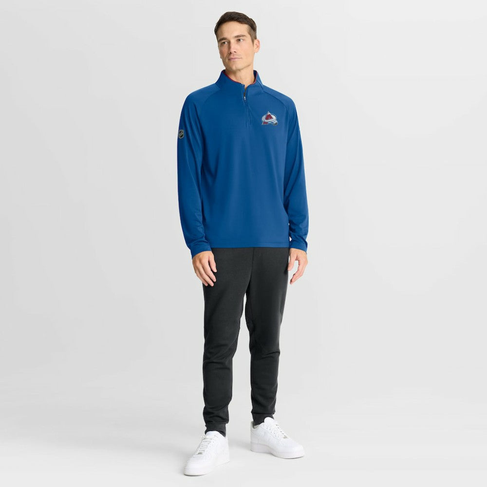 Colorado Avalanche - Fanatics Authentic Pro Rink Training Quarter-Zip Pullover Blue