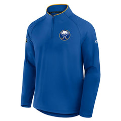 Buffalo Sabres - Fanatics Authentic Pro Rink Training Quarter-Zip Pullover Royal