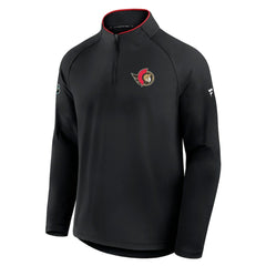 Ottawa Senators - Fanatics Authentic Pro Rink Training Quarter-Zip Pullover Black