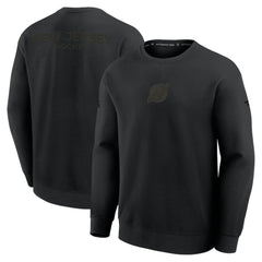 New Jersey Devils - Fanatics Authentic Pro Road Tri-Blend Sweatshirt Black