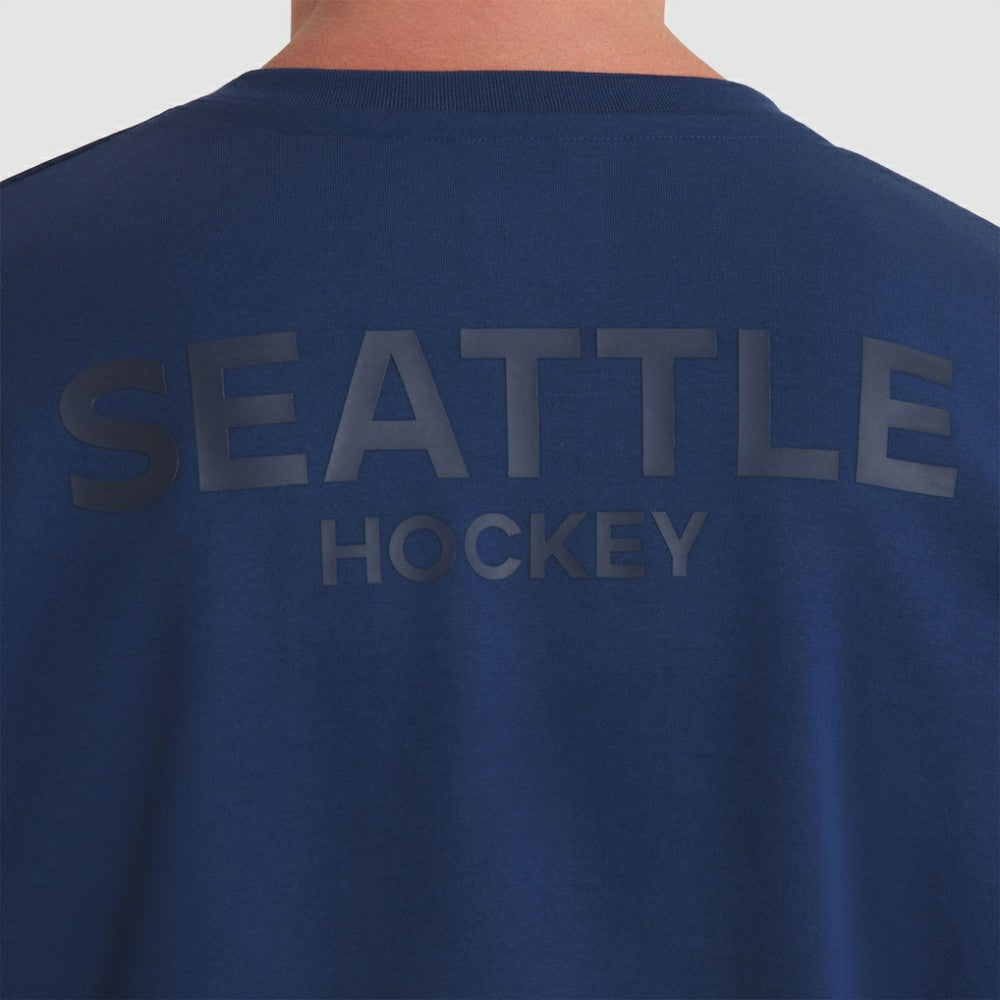Seattle Kraken Fanatics Authentic Pro Road Tri-Blend Sweatshirt Deep Sea Blue