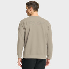 New York Islanders - Fanatics Authentic Pro Road Tri-Blend Sweatshirt Tan