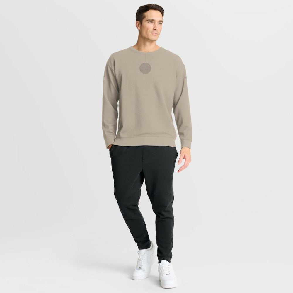 New York Islanders - Fanatics Authentic Pro Road Tri-Blend Sweatshirt Tan