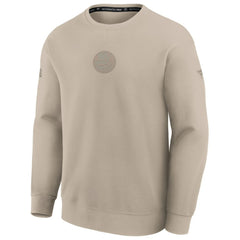 New York Islanders - Fanatics Authentic Pro Road Tri-Blend Sweatshirt Tan
