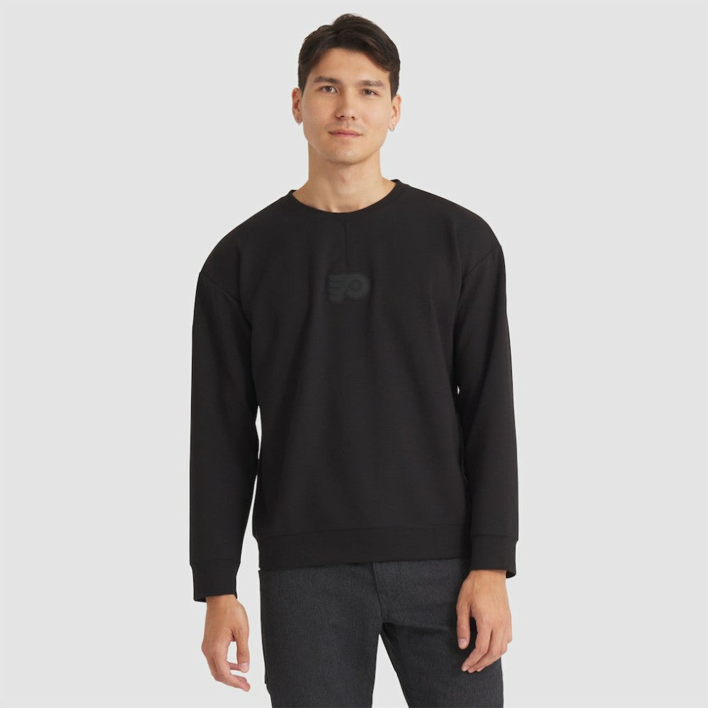 Philadelphia Flyers - Fanatics Authentic Pro Road Tri-Blend Sweatshirt Black