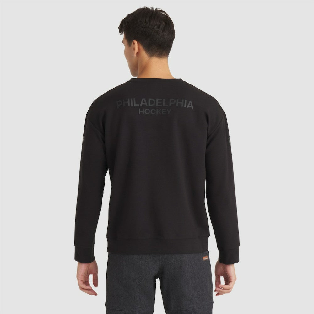 Philadelphia Flyers - Fanatics Authentic Pro Road Tri-Blend Sweatshirt Black