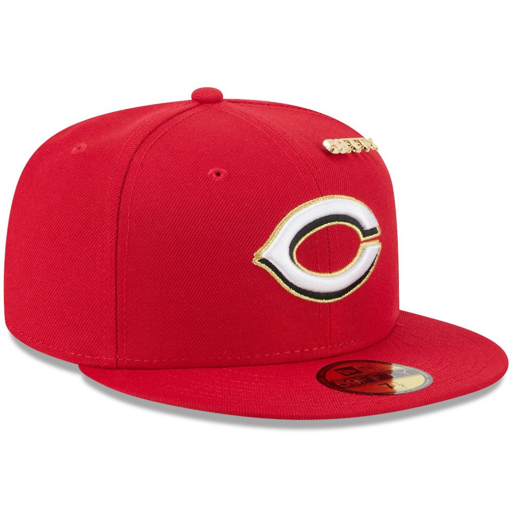 Cincinnati Reds New Era 2025 59FIFTY Day 59FIFTY Fitted Hat with Pins Near Me