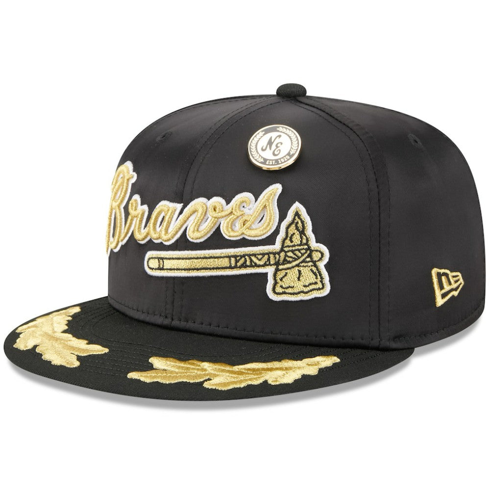 Atlanta Braves New Era 2025 59FIFTY Day Gold Leaf 59FIFTY Fitted Hat Sale