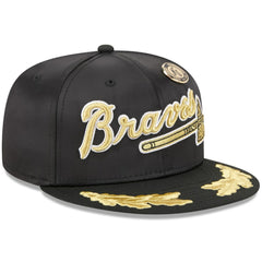 Atlanta Braves New Era 2025 59FIFTY Day Gold Leaf 59FIFTY Fitted Hat Sale