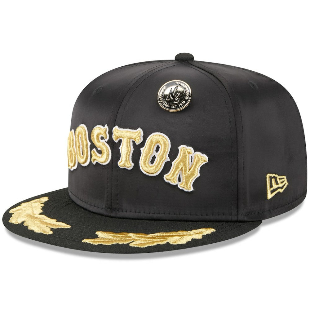 Boston Red Sox New Era 2025 59FIFTY Day Gold Leaf 59FIFTY Fitted Hat Sale