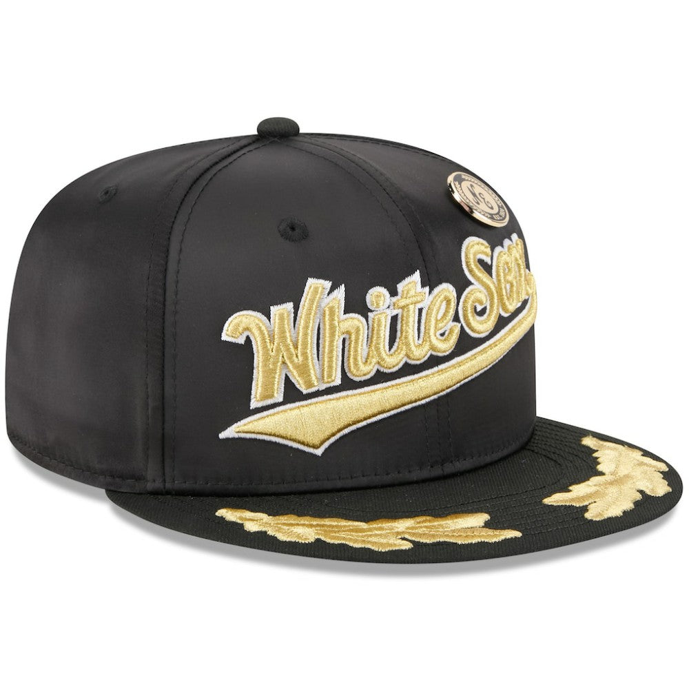 Chicago White Sox New Era 2025 59FIFTY Day Gold Leaf 59FIFTY Fitted Hat Lifestyle