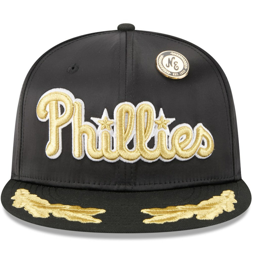 Philadelphia Phillies New Era 2025 59FIFTY Day Gold Leaf 59FIFTY Fitted Hat for sale
